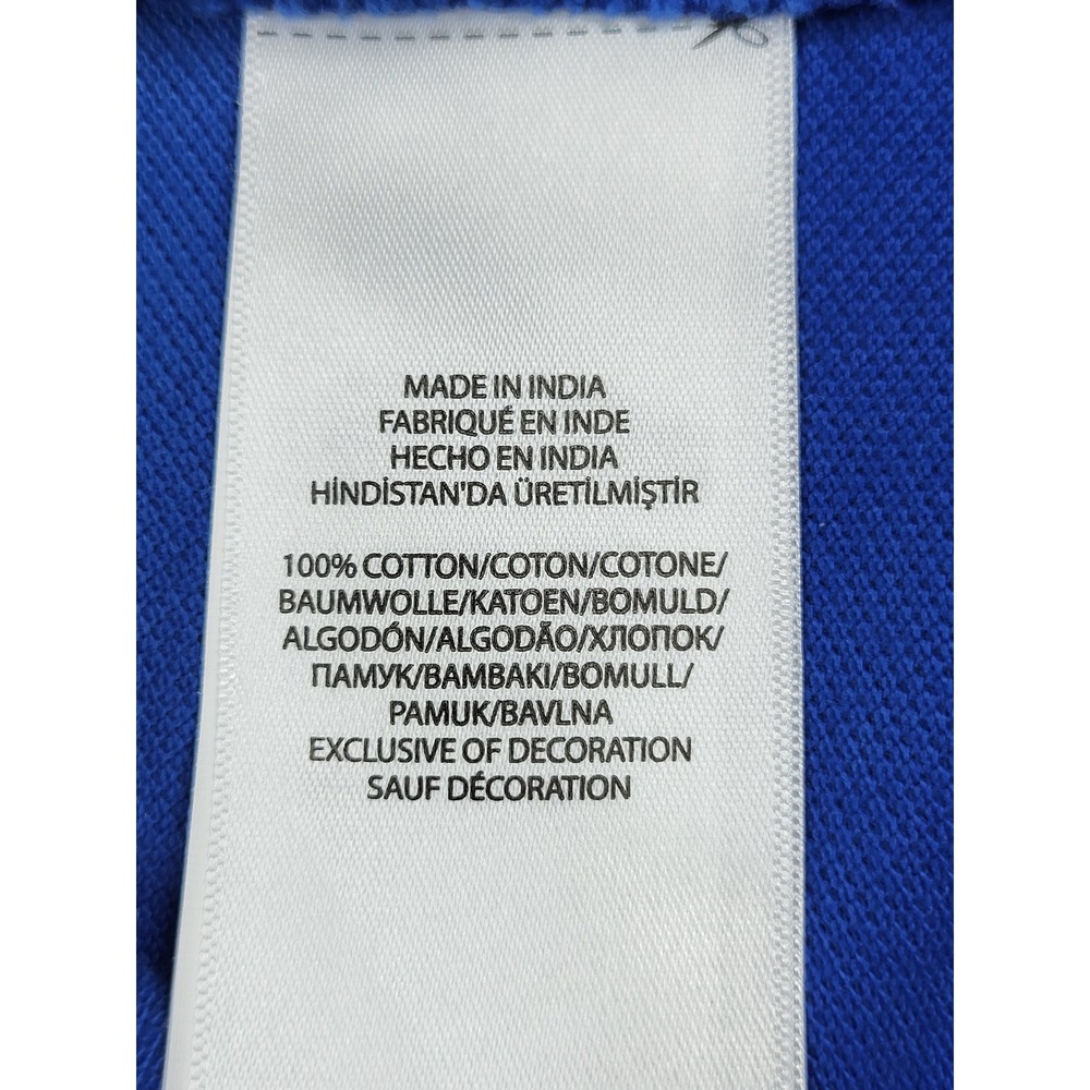 Polo Ralph Lauren Kids Blue White Ombre Dip Dye Cotton Polo Shirt 2/2T Preppy - Picture 9 of 10
